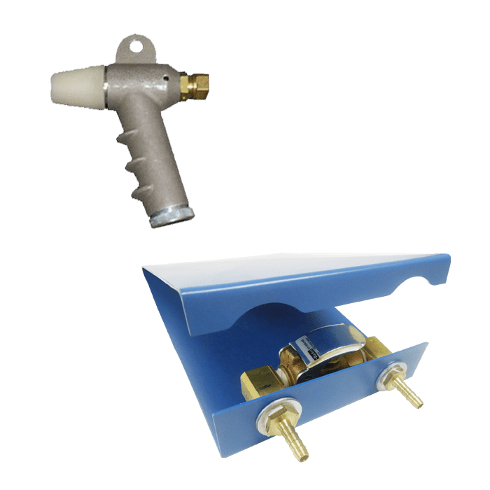 Suction-Type Spray Gun Activated by Treadle