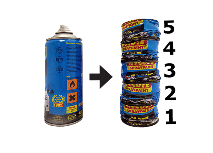 Can Crusher 5 cans equal 1