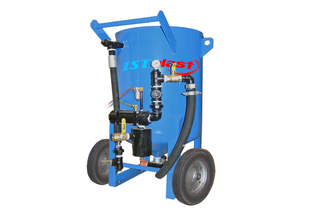 PPB-646 – Sandblaster with 6.5 cubic feet pressure vessels (600 lb.) - ISTblast