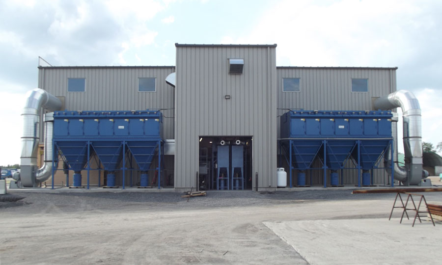 Sandblasting Booth Dust Collection & Media reclaimer ISTblast