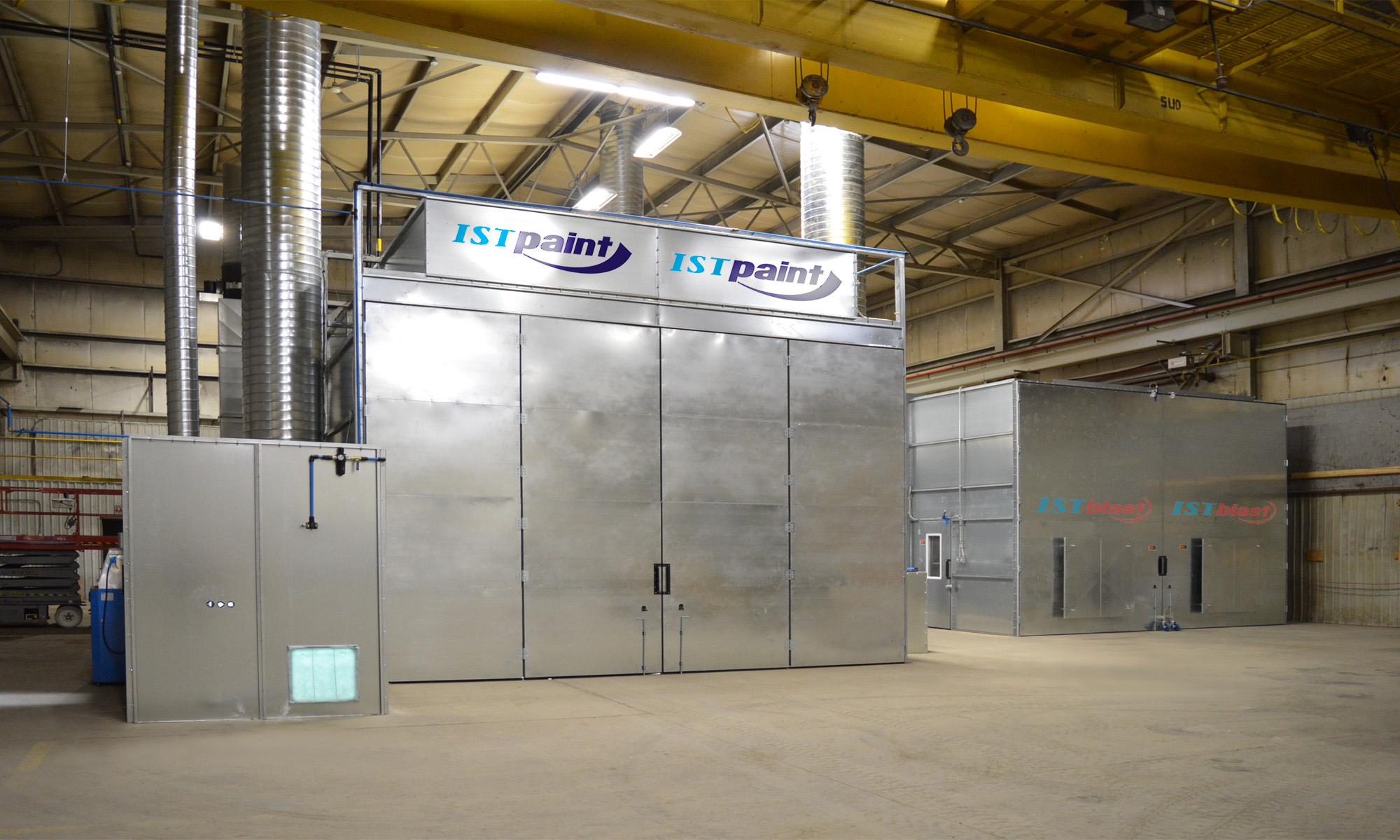 Sandblasting Booth Dust Collection & Media reclaimer ISTblast