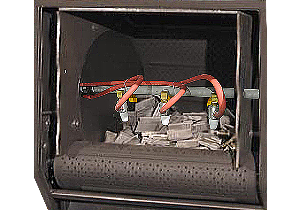 ISTblast - Rubber Belt Blaster - Interior View