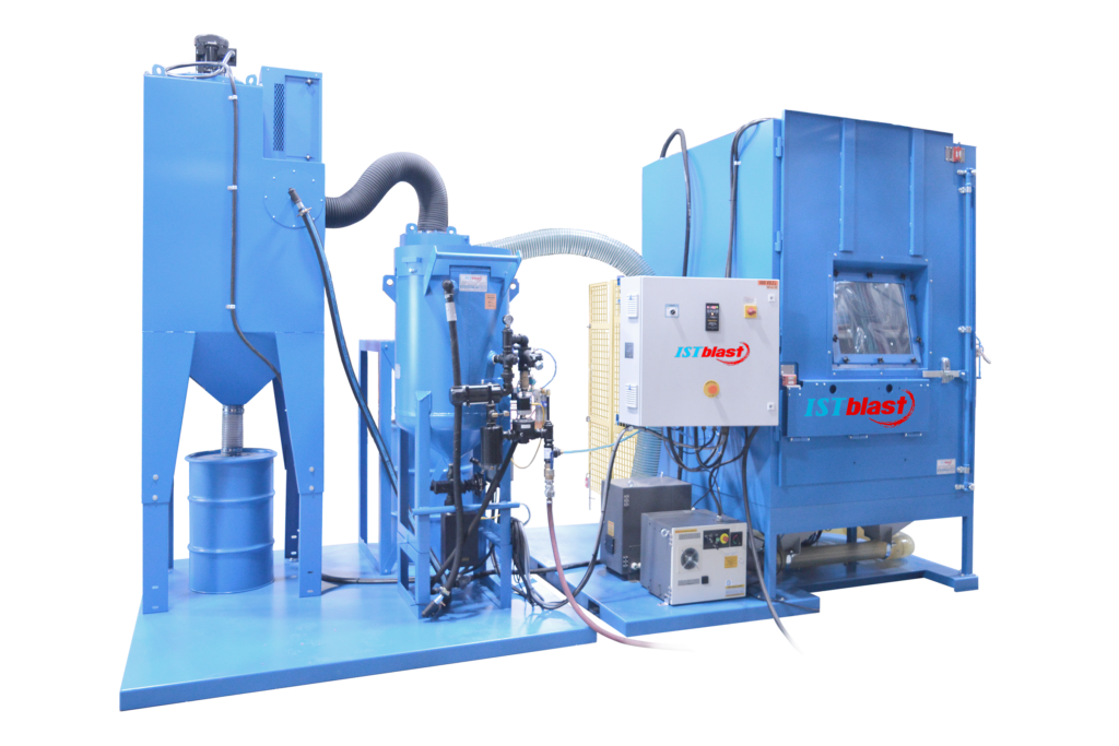 Robotic sandblast system IST International Surface Technologies